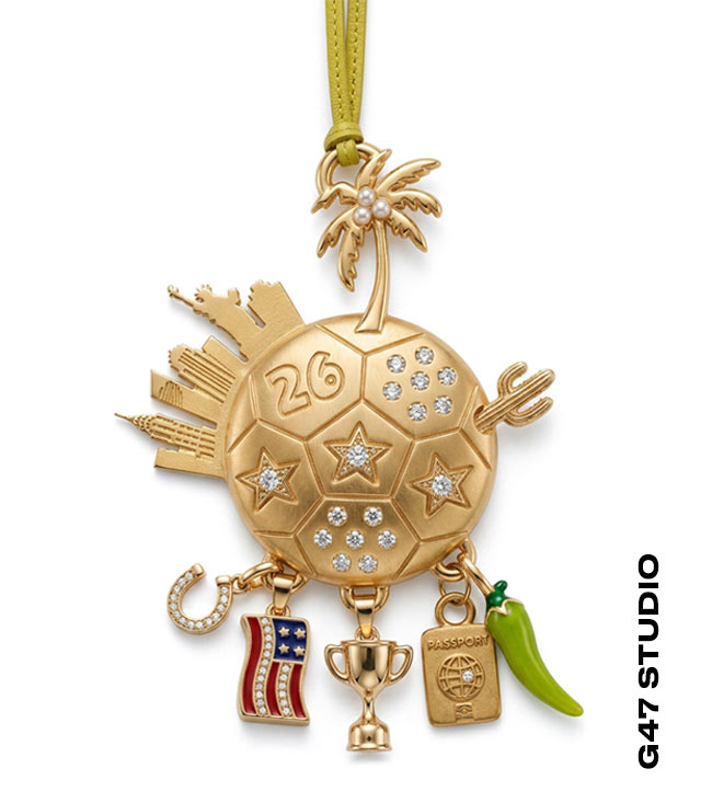 Handbag Charm Design. 2026 World Cup. G47 Studio Spain